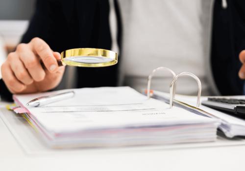 looking at the books